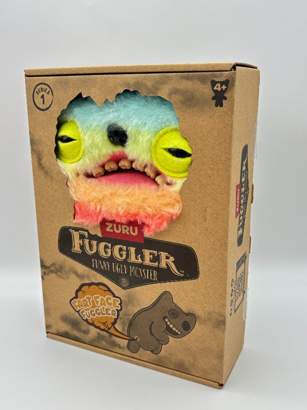 Fuggler Fart Face WIDE EYED WEIRDO Funny Ugly Monster 9" Collectible Plush NEW